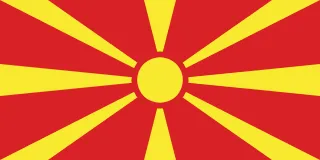 North Macedonia Flag